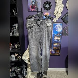 Torrid Women's Gray Straight Leg Jeans